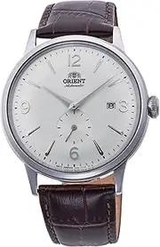 [ORIENT] Unisex Adult Analogue Automatic Watch with Leather Strap RA-AP0002S10B, Brown Grey, 21cm, Bracelet