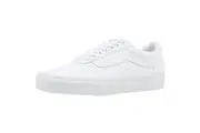 Mens Vans Ward Low Top Canvas White/ White Lace Up Shoes