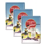 3PK Nostalgic Art Metal/Paper Mailing Postcard Rice Bubbles w/Envelope 10x14cm