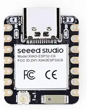 [seeed studio] XIAO ESP32C6(Supports Arduino) -2.4 GHz WiFi 6, Bluetooth 5.3, Zigbee, Thread (802.15.4), ESP Rain Maker, AWS IoT, Microsoft Azure, Smart Home