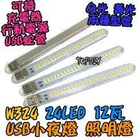 在飛比找蝦皮購物優惠-24顆LED【8階堂】W324 USB 12瓦 LED 露營