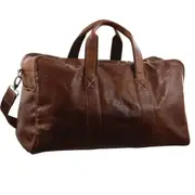 Pierre Cardin PC2825 Rustic Leather Overnight Bag - Chesnut