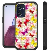 FUSION For OnePlus Nord N300 5G Case Hybrid Phone Cover BUTTERFLY YELLOW