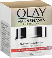 Olay Magnemasks Infusion Rejuvenating Jar Mask For Fine Lines And Lack Of Firmness, With Anti-Ageing Formula, 50g