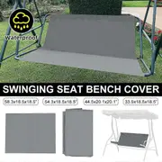 Swing Seat Replacement Cover Part For Garden Swinging Bench/Hammock 2/3 Seater grey 2seat 113*94cm