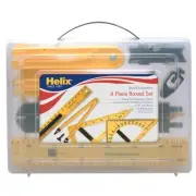 - Magnetic Classroom Whiteboard Geometry 4 Piece Set - Compass - 2 Triangles