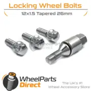 GEN2 Economy 12x1.5 Lock Bolts for Renault Fluence 10-20 on Original Wheels