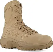 [Reebok] Women's Stealth 8" Lace-Up Side-Zip Work Boot Composite Toe - Rb894 Desert Khaki