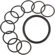 Yardwe 30pcs Trumpet Rubber Rings Noise Reduction Durable Bumpers for Performance Practice and Recording Lightweight Accessories for Cornet Slide Tuning and Sound Isolation