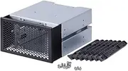 Easy Installation HDD Cage Rack with Detachable Hard Drive Trays Wide Compatibility Steel HDD Cage Rack Hard Driver Tray