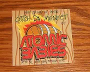 Atomic Babies Cetch da Monkey Sticker Square Promo Hip Hop 3x3