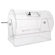 Acrylic Raffle Drum - Holds 10,000 Tickets or 300 Bingo Balls, Secure & Transparent