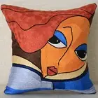 Mermaid Modern Abstract Art Premium Throw Pillowcase 45cm Cushion Cover w Insert