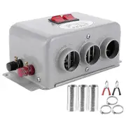 Jtgg WJTG 12V 800W Windshield Defroster 3 Hole Vehicle Electric Demister Low Noise Warmer Fast 2 in 1 Heating Cooling DryerJ Grey