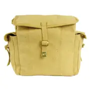 Cotton Canvas Webbing Shoulder Bag HAVERSACK KHAKI WH3