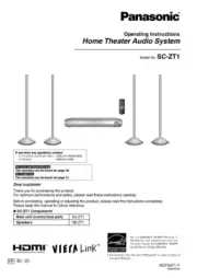Panasonic SC-ZT1 Home Theater System Owners Instruction Manual