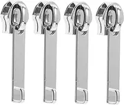 HOMSFOU 4pcs Zipper Pull Replacement Tabs Detachable Zipper Fixer for Suitcase Luggage Stylish Design for Effortless Use