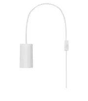 IKea HAVSRIS Cord Set with Switch 15 ' 5 " White