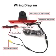 Brake Light Reversing Camera Monitor 1/3 PC4089 & PAL/NSTC Fits For Duc ECA