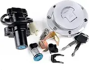 Ignition Switch for CBR 2004-2007 1000RR 2003-2006 600RR Motorcycle Ignition Switch Fuel Gas Tank Cap Cover Lock Key Set Motorcycle Ignition Switch Lock