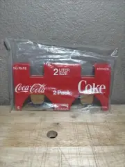 (5) Vintage Coca-Cola "Coke" New and Unused Cardboard 2-Liter Bottle Holders.