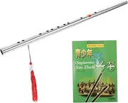 Kisangel Set Beginner Friendly Key Dizi Flute Set Traditional Stainless Steel Instrument for Chinese Folk Music Lightweight Durable for Beginners and Musicians the Move
