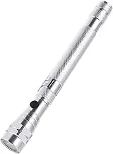 Magnetic Pickup Tool with LED Light Grabber Flashlight Retrieving Magnet Gadget for Christmas Stuffers (Without Battery)