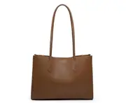 086 Soft Leather Tote Bag Versatile Large Capacity Shoulder Bag Large Bag