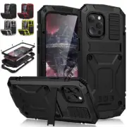 Life Waterproof Rugged Metal Case Stand Screen Cover For iPhone 13 Mini Pro Max
