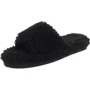 INC Womens Dinnaa Cozy Faux Fur Comfy Slide Slippers Shoes BHFO 1891