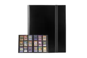 Trading Card Binder Holder 9 Pockets Album Sleeves Game Cards-Black