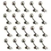 20x Fishing Rod Alarm Loud Alert Bells Clips Fishing Rod Alarm with Alert Bells