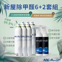 在飛比找PChome24h購物優惠-【Arc-Flash光觸媒】3%高透明簡易型噴罐 6罐 + 