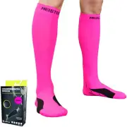 MEISTER COMPRESSION SOCKS - PINK Running Calf Leg Shin Splints CrossFit Women's