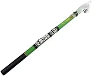 Portable High Carbon Fishing Rod Telescopic Fishing Rod Ultralight Rock Fishing Rod(Green,1.8m)