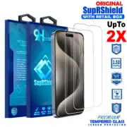 For Apple iPhone 15 Pro Max 15 Plus Full Cover Tempered Glass Screen Protector
