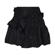 [Cecilie Bahnsen] Short Skirt With Smock And Ruffle Detail