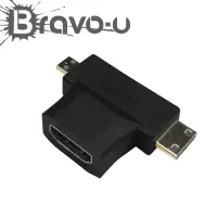 在飛比找Yahoo奇摩購物中心優惠-Bravo-u micro / mini HDMI 轉 HD