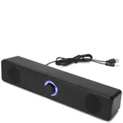 NNEOBA PC Soundbar Wired Speaker(Black)