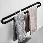 Towel Rack Bath Towel Rack Bathroom Accessories Thickened Aluminum Shower Towel Rack for Bathroom/kiten Wall Mounted Towel Rack Single Layer Towel Rack for Bathroom kiten B LWX