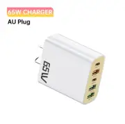 65W 5 Port USB-C PD Type-C Fast Charging Wall Plug USB C Charger Power Adapter