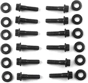 Motorcycle Repa for Chevy for SBC/for GenIII LS 3/8" for Flange 12PT Header Bolt Kit Replace 134-1202 Spare partsir
