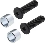 eMagTech 2 Set SSD Solid Stated Hard Drive Screw with Srew Ring Replacement Compatible with PS5 SSD Screw and Ring Replacement Repair Accessories