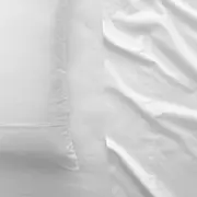 Sheridan 500TC Egyptian Cotton Twill Fitted Sheet in White Size: King @Sheridan Rewards