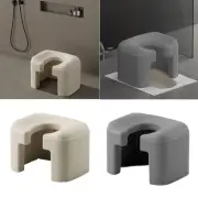 Shower Chair Toilet Commode Chair Restroom Seniors Bathroom Aid Compact Bench