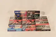 11 Assorted Cassettes TDK & Memorex - READ below for Types and Quantity