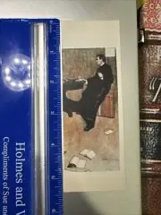 Bookmark-William Gillette As Sherlock Holmes.Recreated For 1/8/93 BSI Dinner