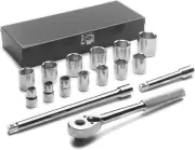 Wright Tool A42 - 1/2Inch Drive 16 Piece Plastic Boxed Set