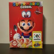 Super Mario Cereal Amiibo Sealed (Expired) See Pics And Description