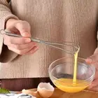 For Blending Egg Cream Rotary Egg Whisk Egg Beater Agitator Baking Tool